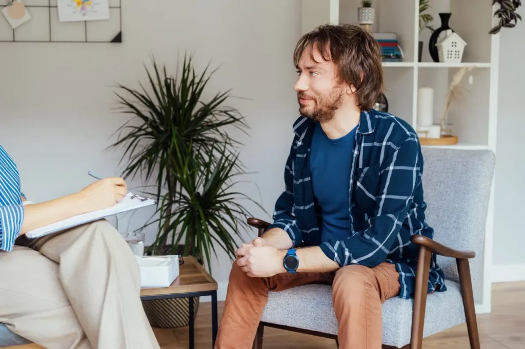 depressed male patient having psychotherapy sessio 2026 01 08 06 39 12 utc Large | Voyager Recovery Center